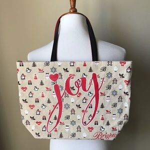 Brighton Christmas tote - beautiful condition!